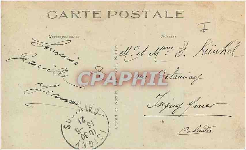 Granville - Das Windrad - Der alte und neue Weg nach Coutances — Rückseite