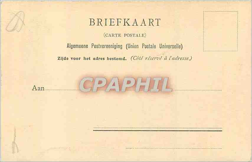 CPA Moderne kunst Holland HJ Weissenbruch Moulins a vent — Rückseite