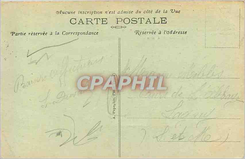 CPA Blois L et C Le Chateau Mon Hist Ap  — Verso