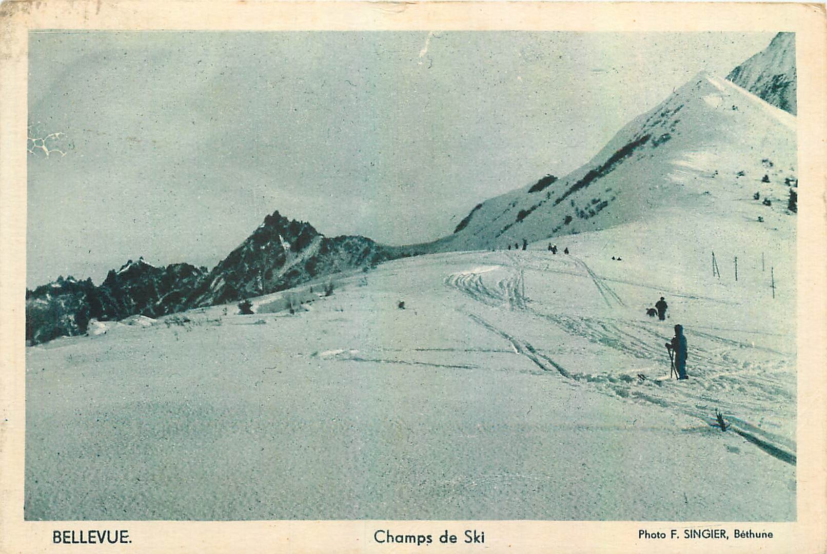 Bellevue — Champs de Ski — Photo F. SINGIER, Béthune