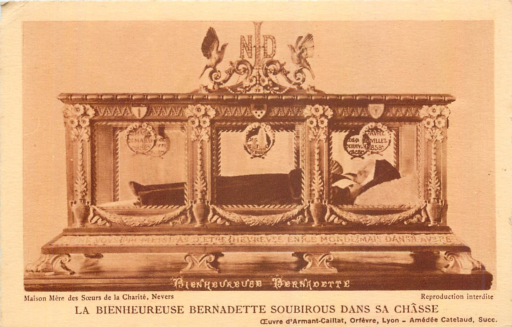 CPA La Bienheureuse Bernadette Soubirous Dans sa Chasse 