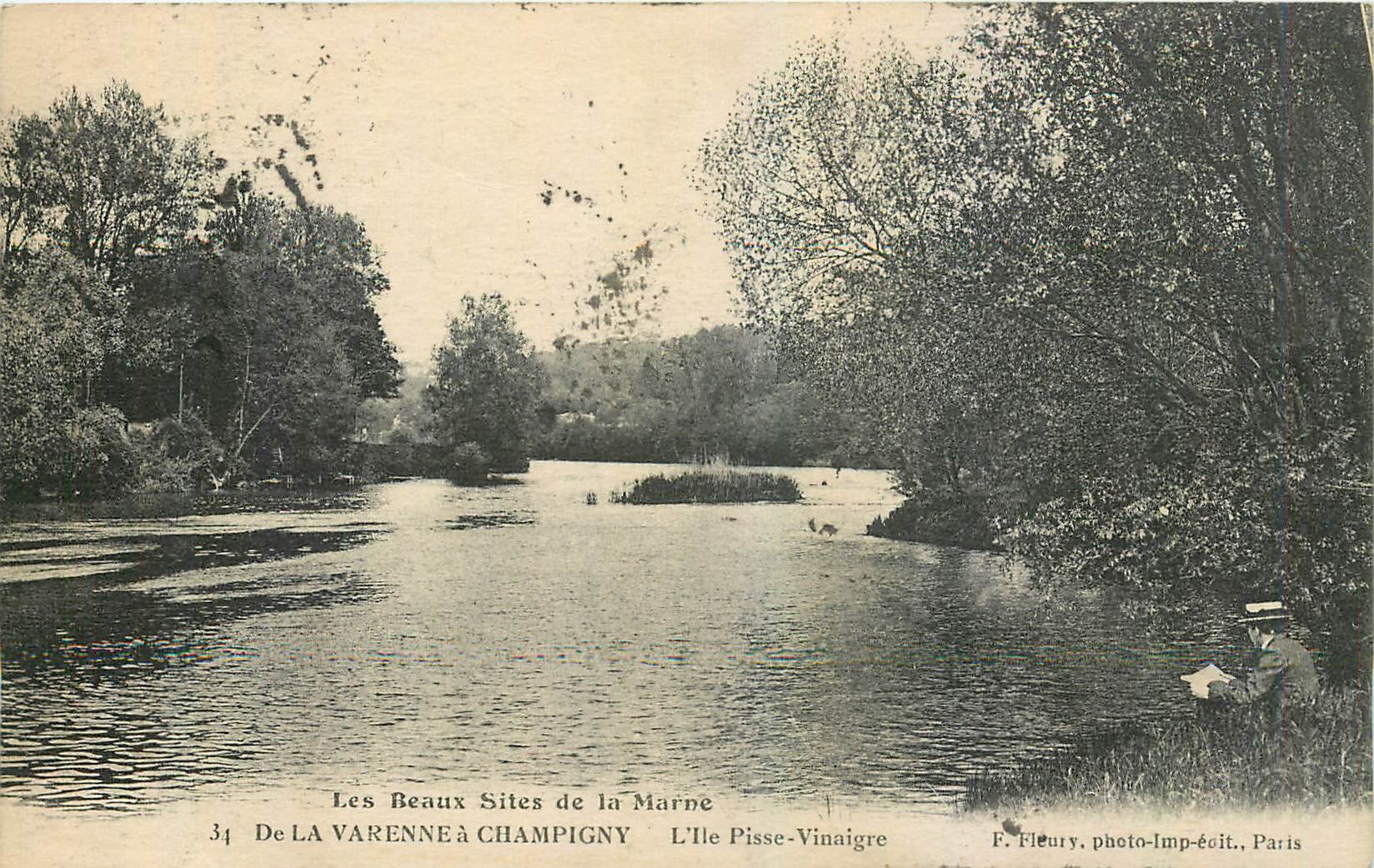 CPA De la Varenne a Champigny L'lle Pisse Vinaigre 
