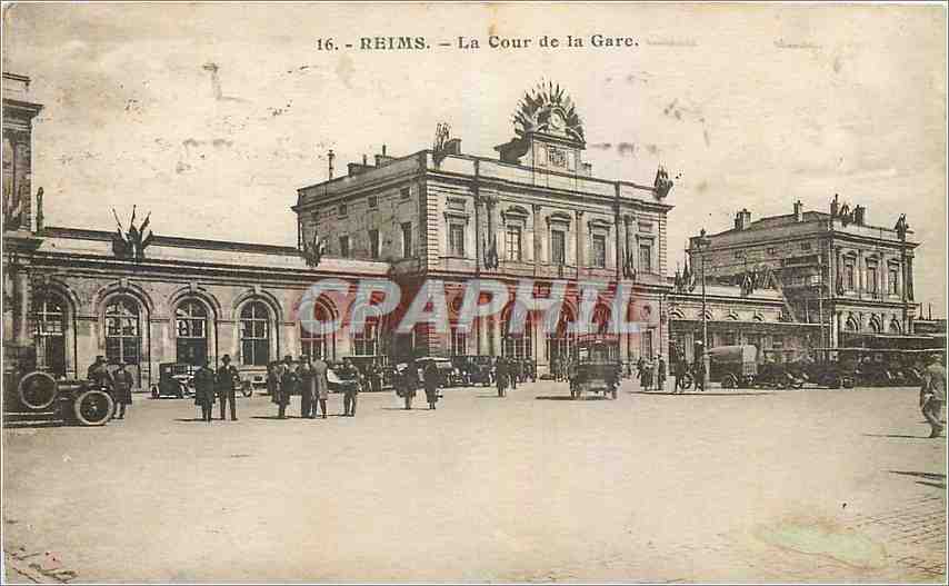 Reims — La Cour de la Gare — Éditeur inconnu, n° 16
