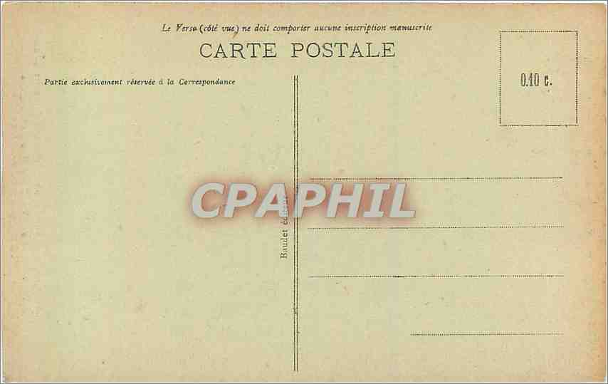 CPA Reims La Cathedrale Portail du Jugement dernier  — Verso
