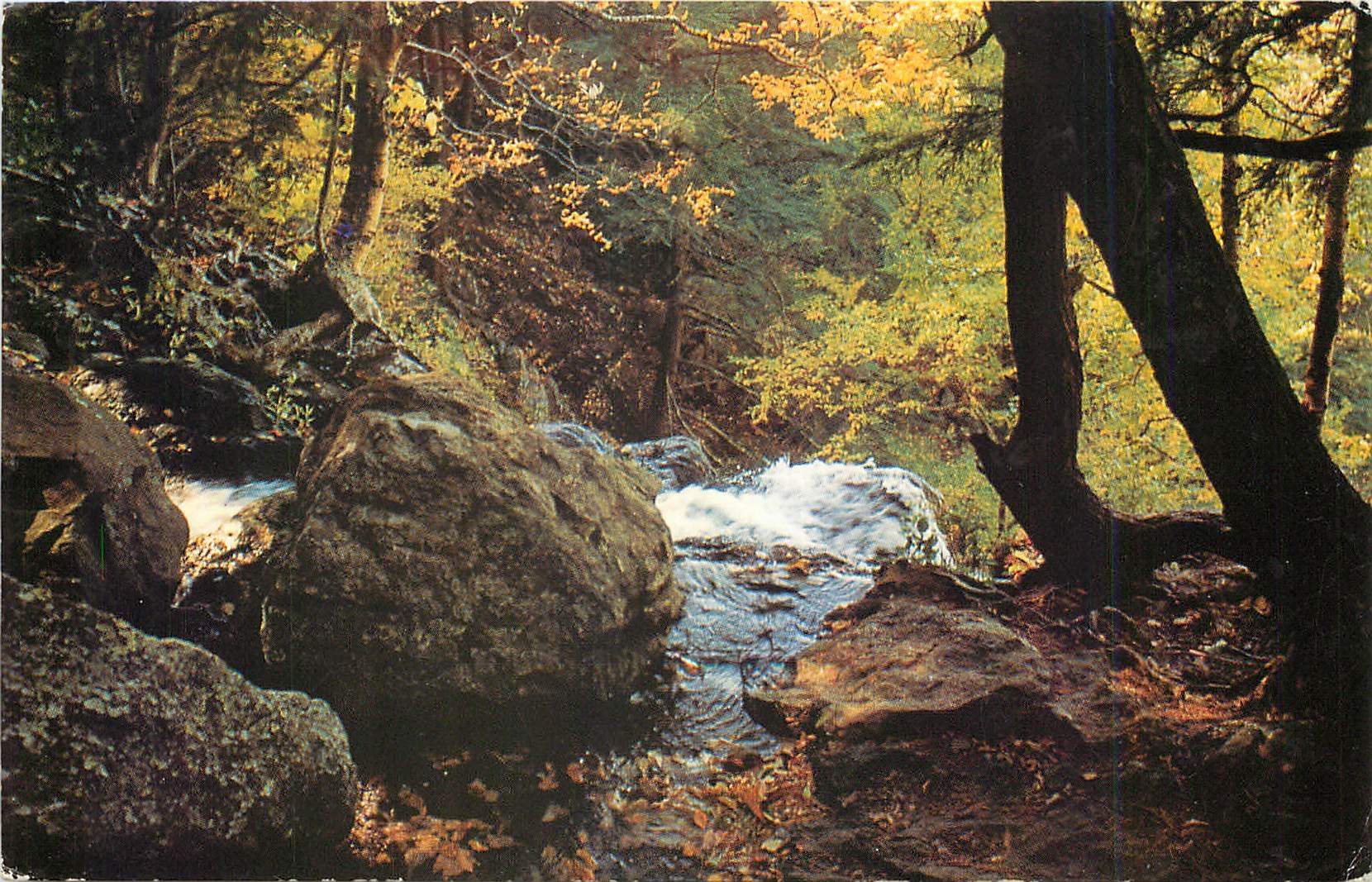 CPM Brink of Lewis Falls Shenandoah National Park Virginia 