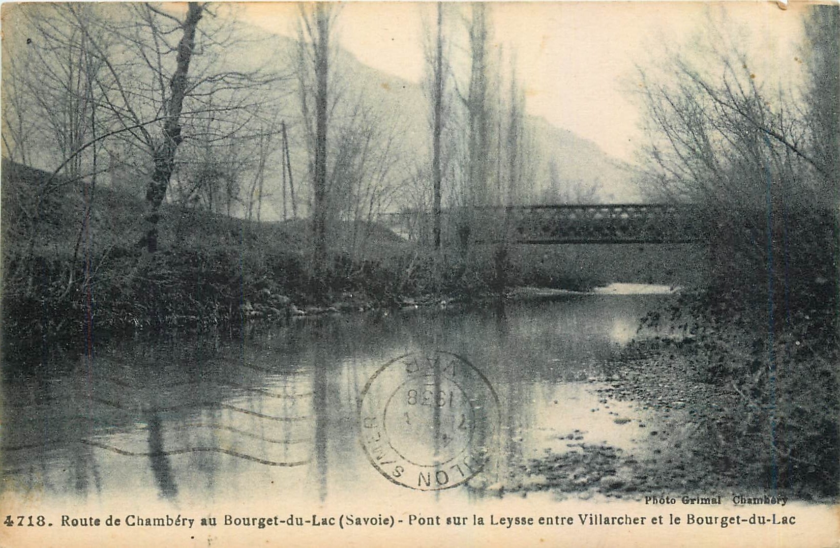CPM Route de Chambery au Bourget du Lac Savoie 