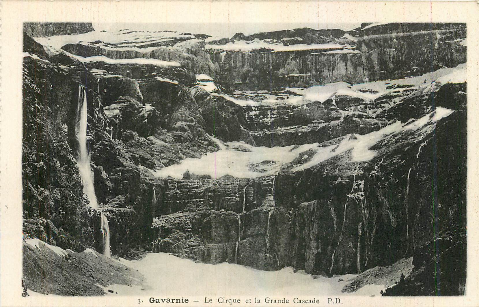 CPA Gavarnie Le Cirque et la Grande Cascade 