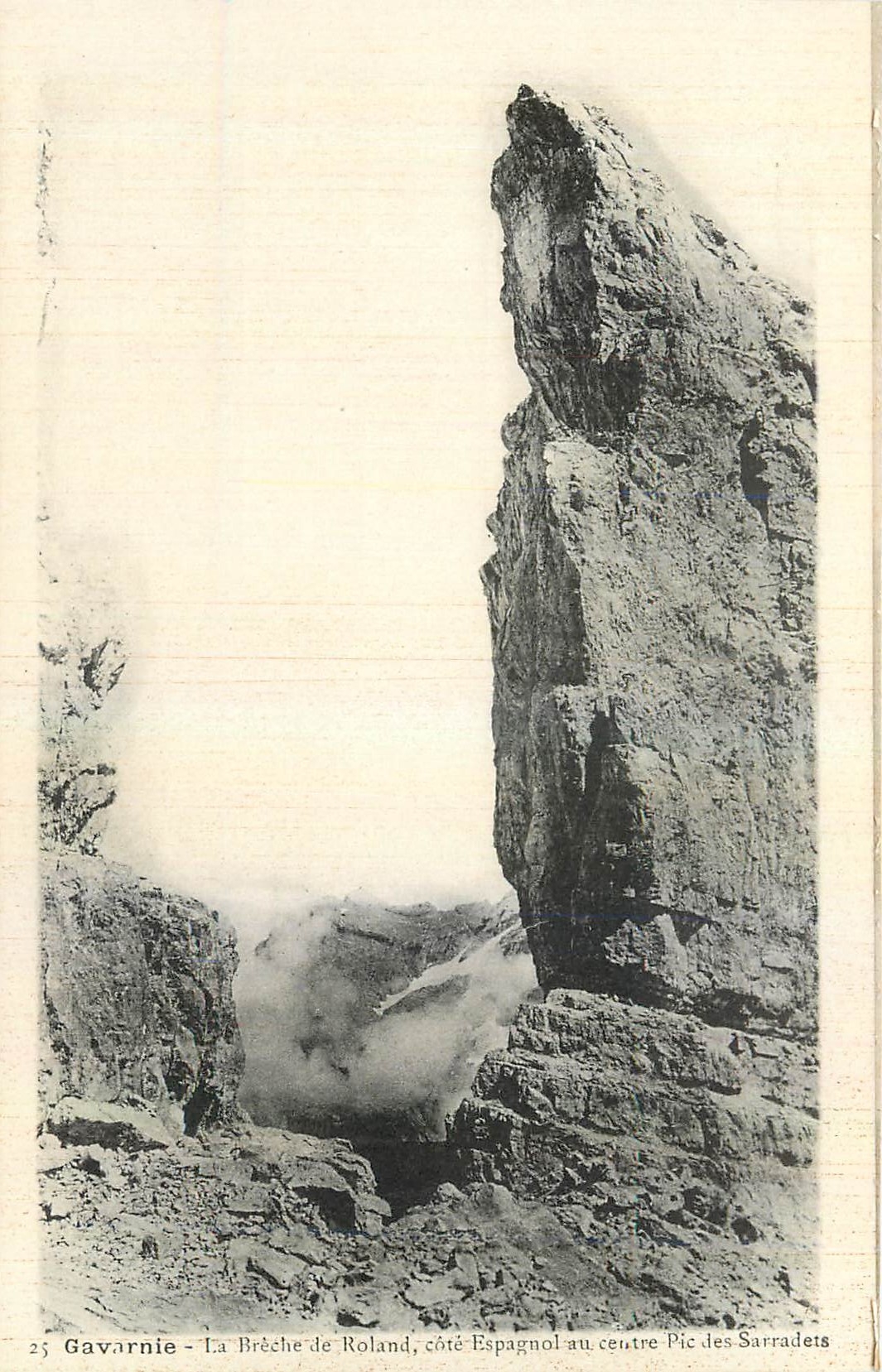CPA Gavarnie La Breche de Roland 