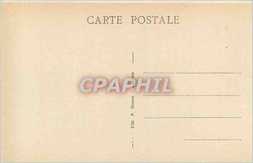 CPA Gavarnie La Breche de Roland  — Verso