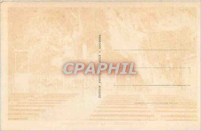 CPA Lourdes Les Piscines et la Gave  — Verso