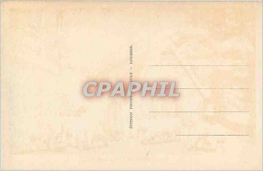 CPA Lourdes La Vierge Couronnee  — Verso