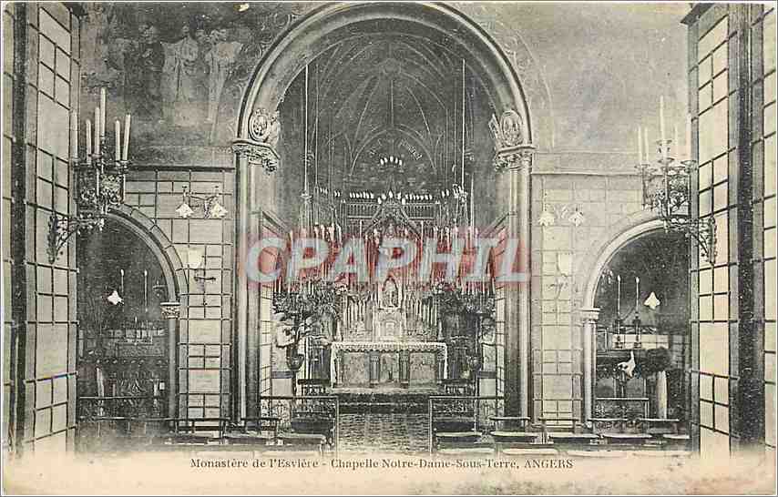 CPA Monastere de l'Estieve Chapelle Notre Dame Sous Terre Angers 