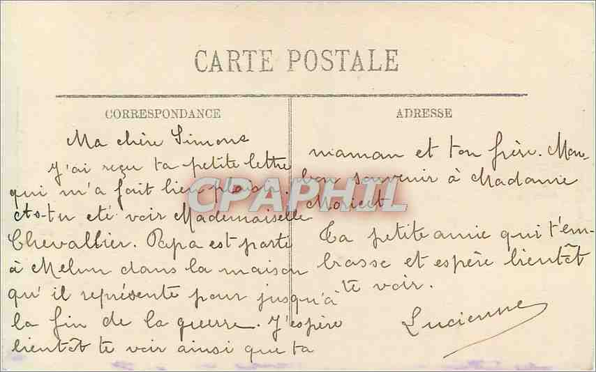 CPA Angers M et L La Place du Ralliement  — Rückseite