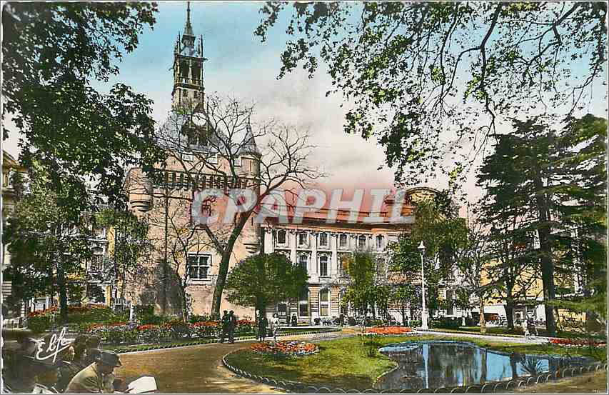 CPM Toulouse Square de Gaulie et Donjon du Capitole 