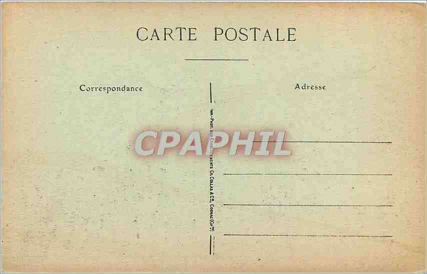 CPA Lyon Palais de la Bourse et Place des Cordeliers  — Rückseite