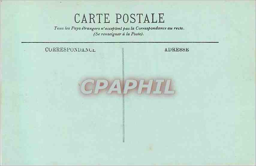 Pau — La Porte du Moulin et le Château — LL. n°32 — Rückseite