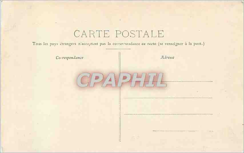 CPA Lyon L'Hotel de Ville  — Rückseite