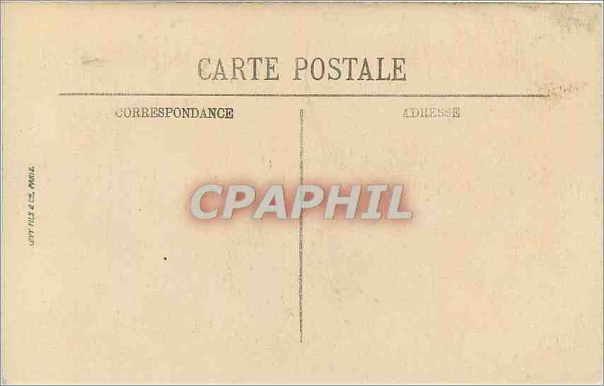 CPA Lyon Le Palais de Justice et Fourviere  — Verso