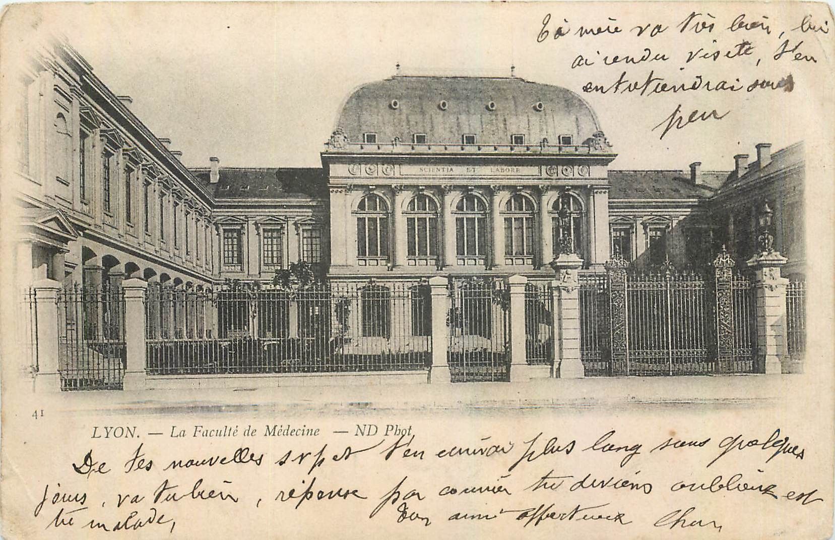 CPA Lyon La Faculte de Medecine 