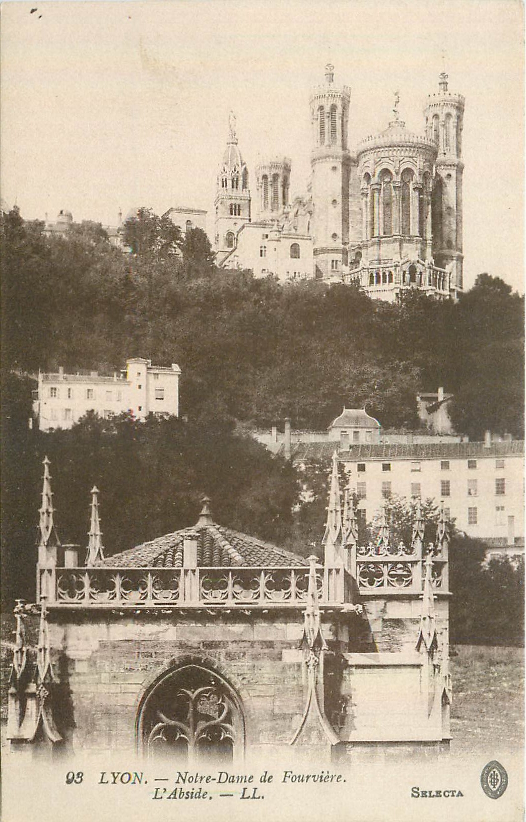 CPA Lyon Notre Dame de Fourviere L'Abside 