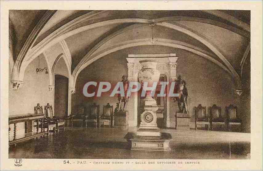 Pau - Château Henri IV - Salle des Officiers de Service