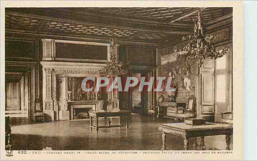CPA Pau Chateau Henri IV Grand Salon de Reception 