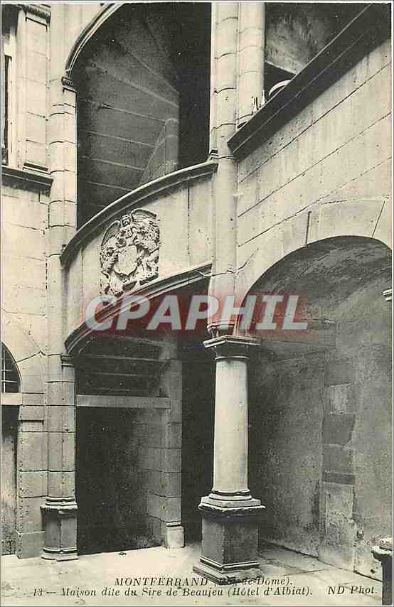 CPA Montferrand Puy de Dome Maison dite du Sire de Beaujeu 
