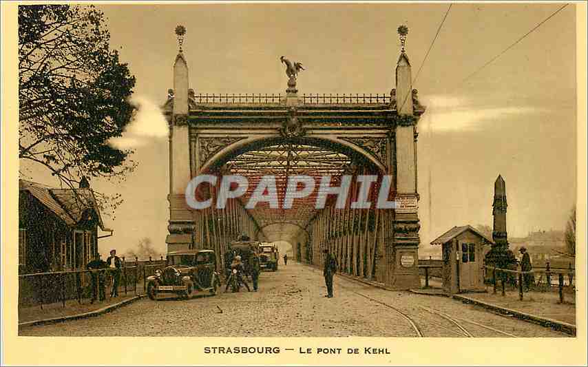 CPA Strasbourg Le Pont de Kehl 
