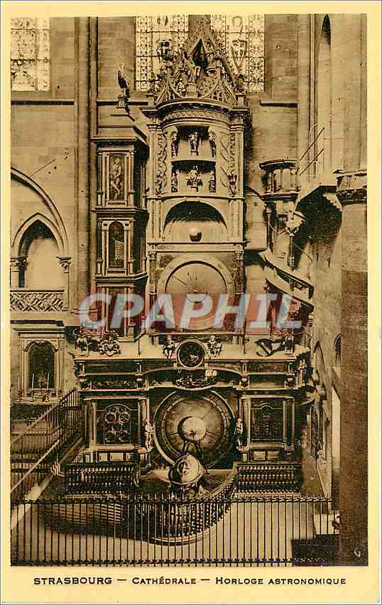 CPA Strasbourg Cathedrale Horloge Astronomique 