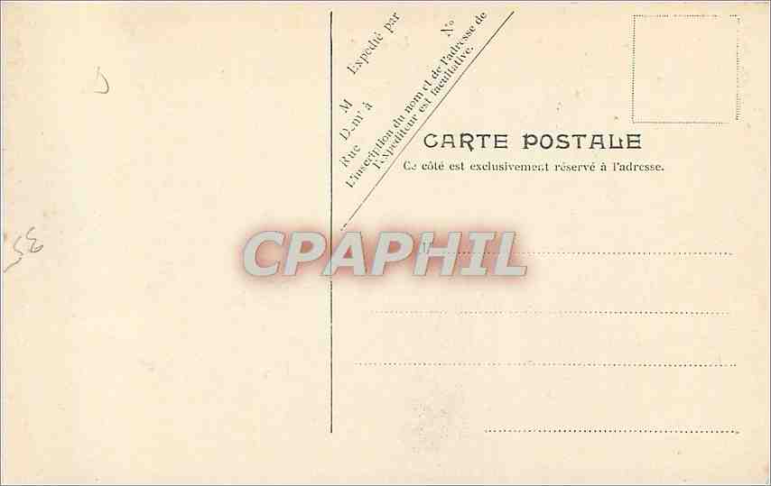 CPA Chocolat The de la Cle Coloniale La Plage  — Rückseite