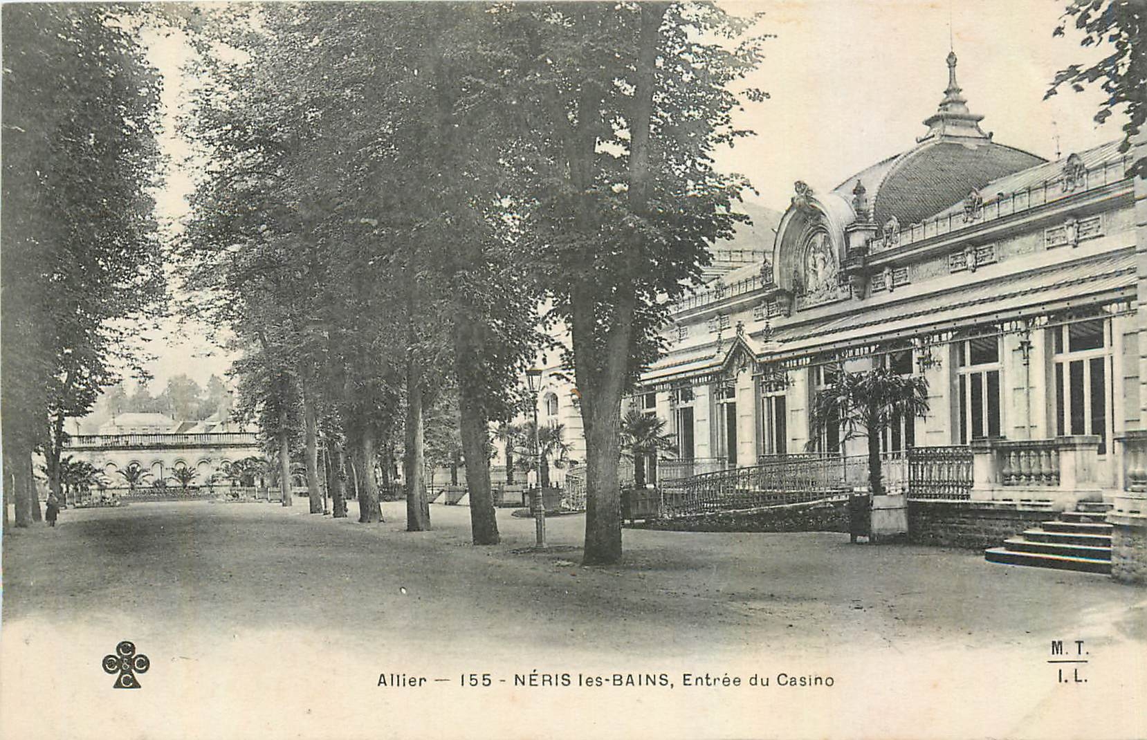 CPA Neris les Bains Entree du Casino 