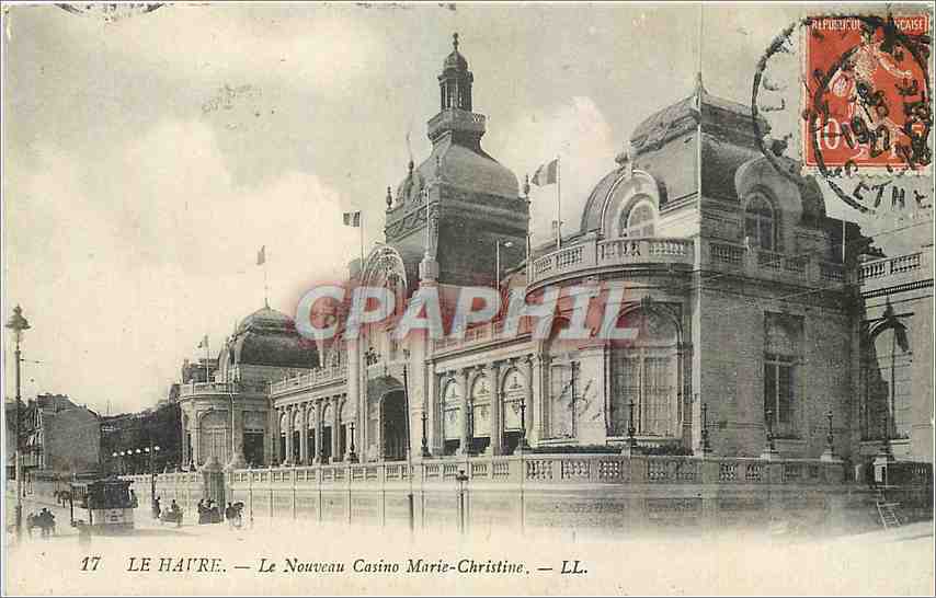 CPA Le Havre Le Nouveau Casino Marie Christine 