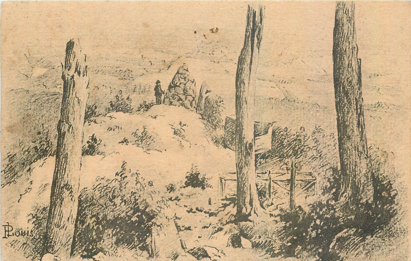 CPA Hartmannswillerkopf Chemins de fer d'Alsace et de Lorraine 