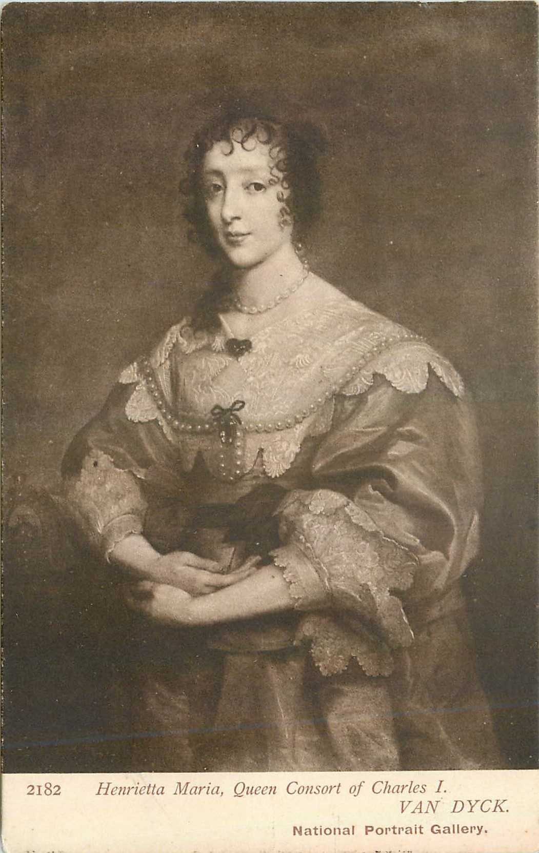 CPA Henrietta Maria Queen Consort of Charles 1 National Portrait Gallery 