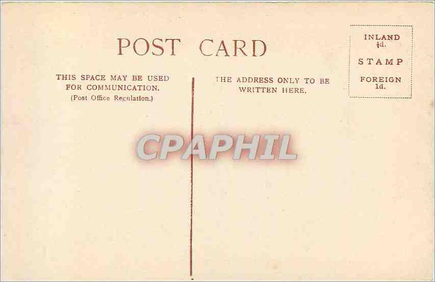 CPA Eventide Hvon Herkomer RA  — Verso