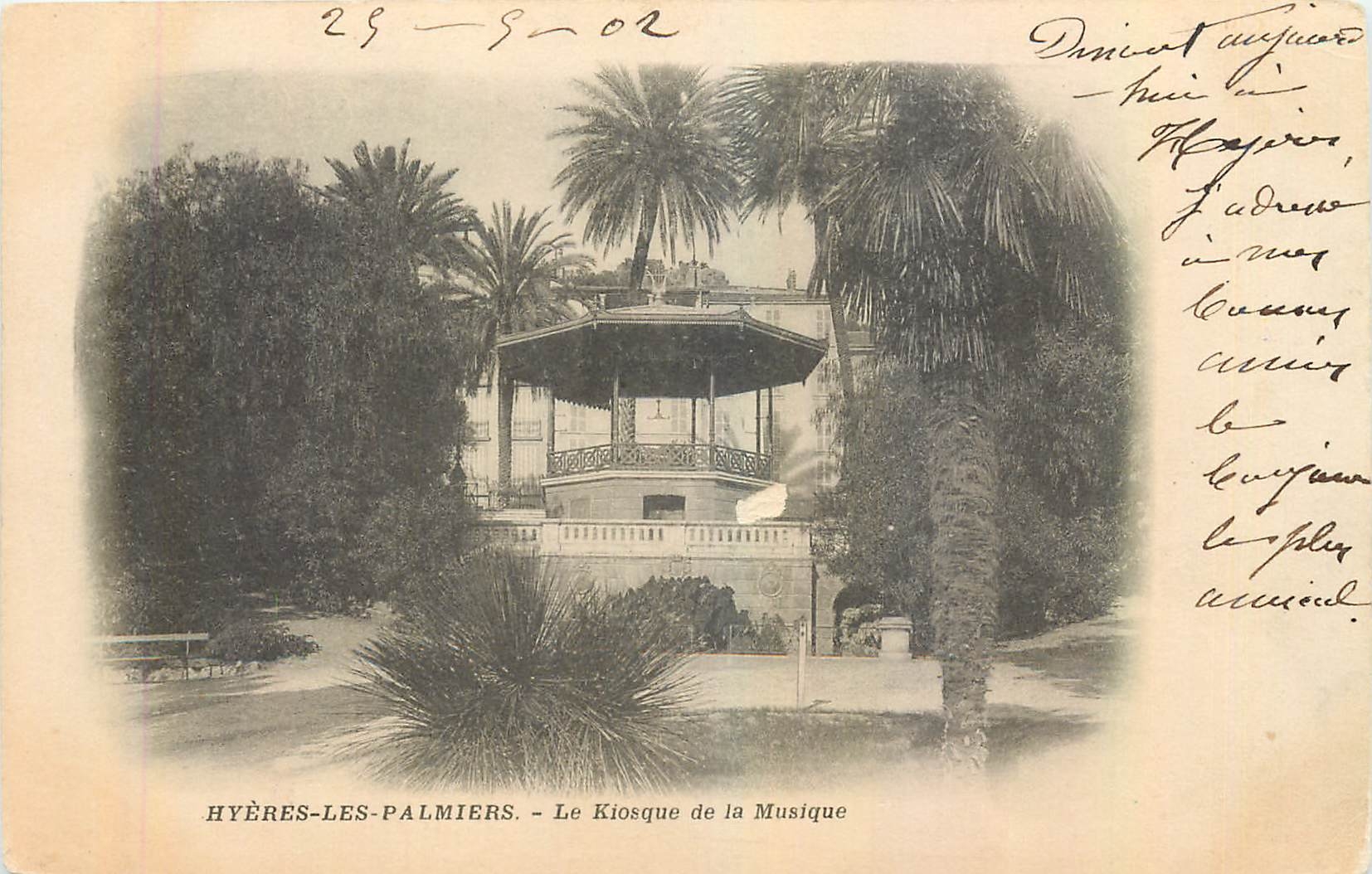 Hyères-les-Palmiers — Le Kiosque de la Musique — Éditeur non identifié