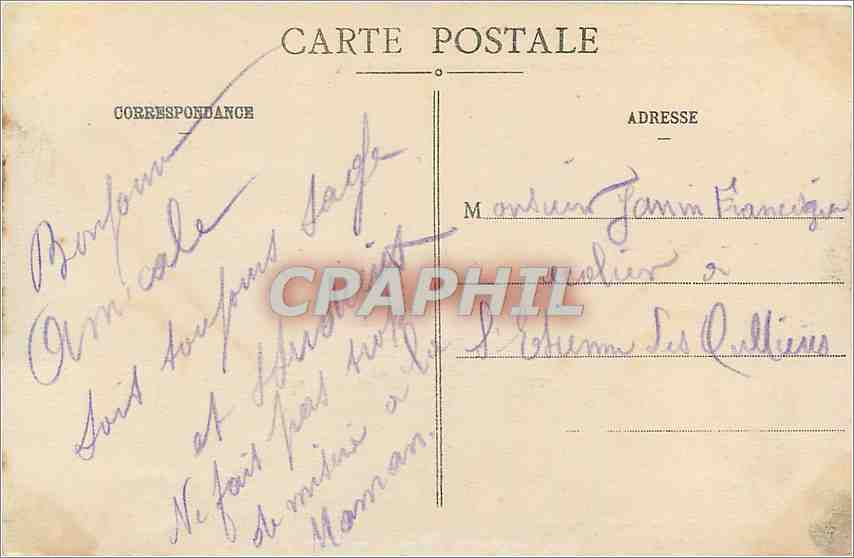 Toul Pittoresque — L'Hôtel de Ville et la Cathédrale — Gerdolle et Briquet, éditeurs, Toul — Verso