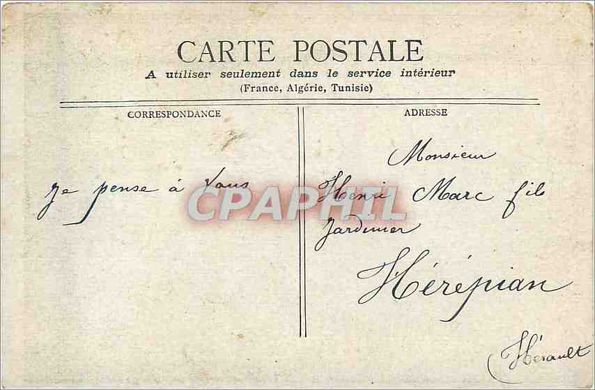 Cleó de Mérode et Legault — Opéra — Éditeur non visible — Achterkant