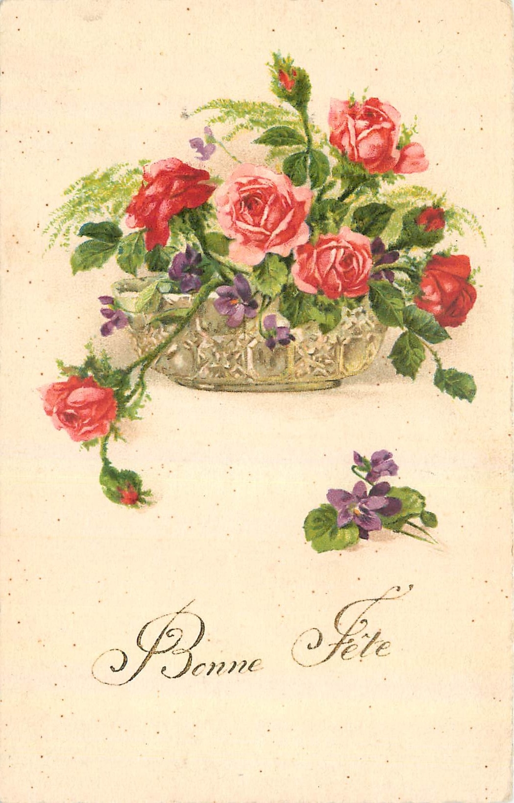 CPA Bonne Fete 