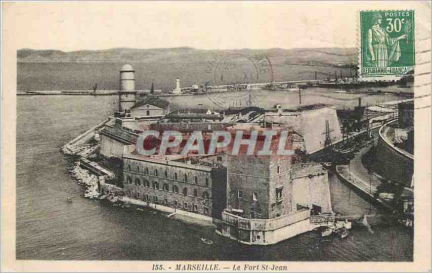 CPA Marseille Le Fort St Jean 