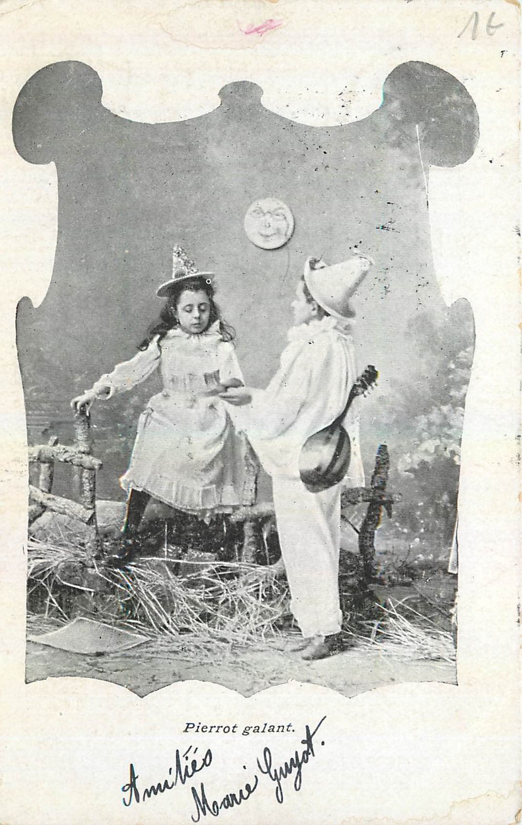 CPA Pierrot galant 