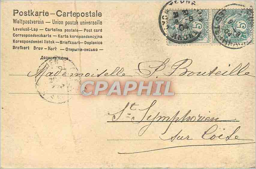 CPA Enfants — Rückseite