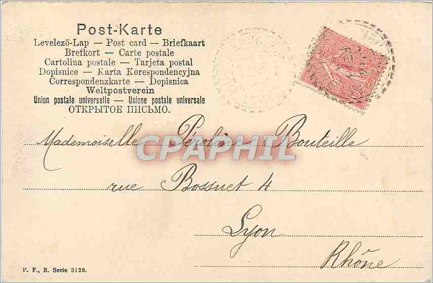 CPA Anges Enfants — Rückseite