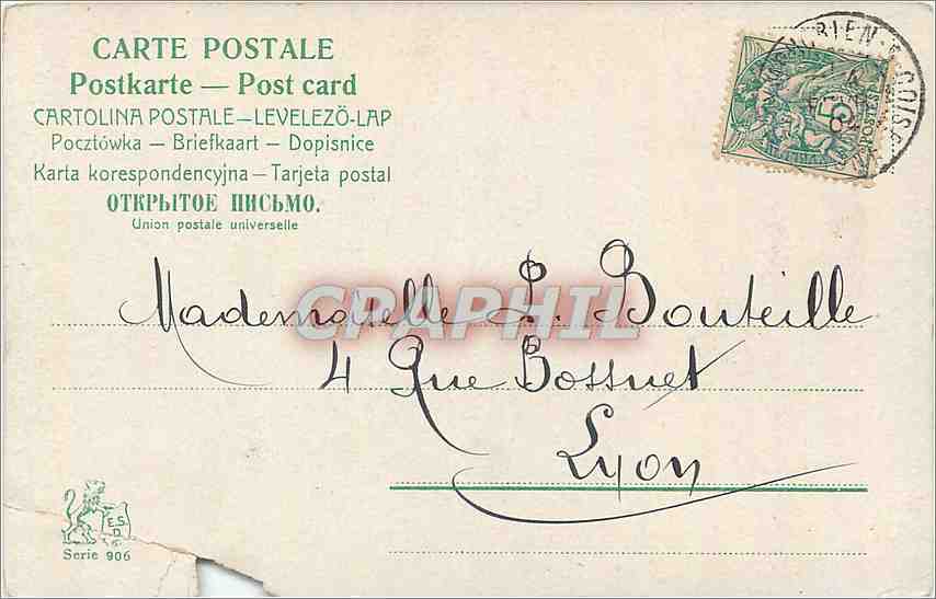 CPA FEmme — Rückseite