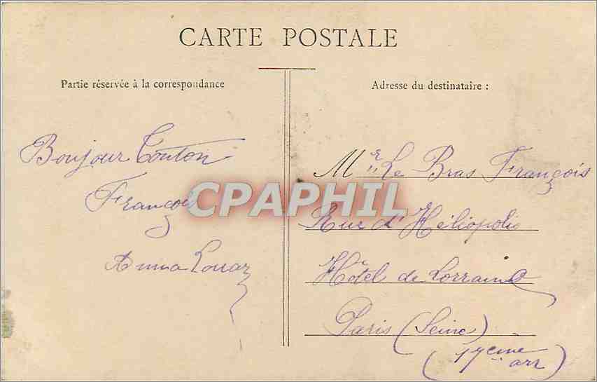 CPA Joyeux Anniversaire Enfant — Verso