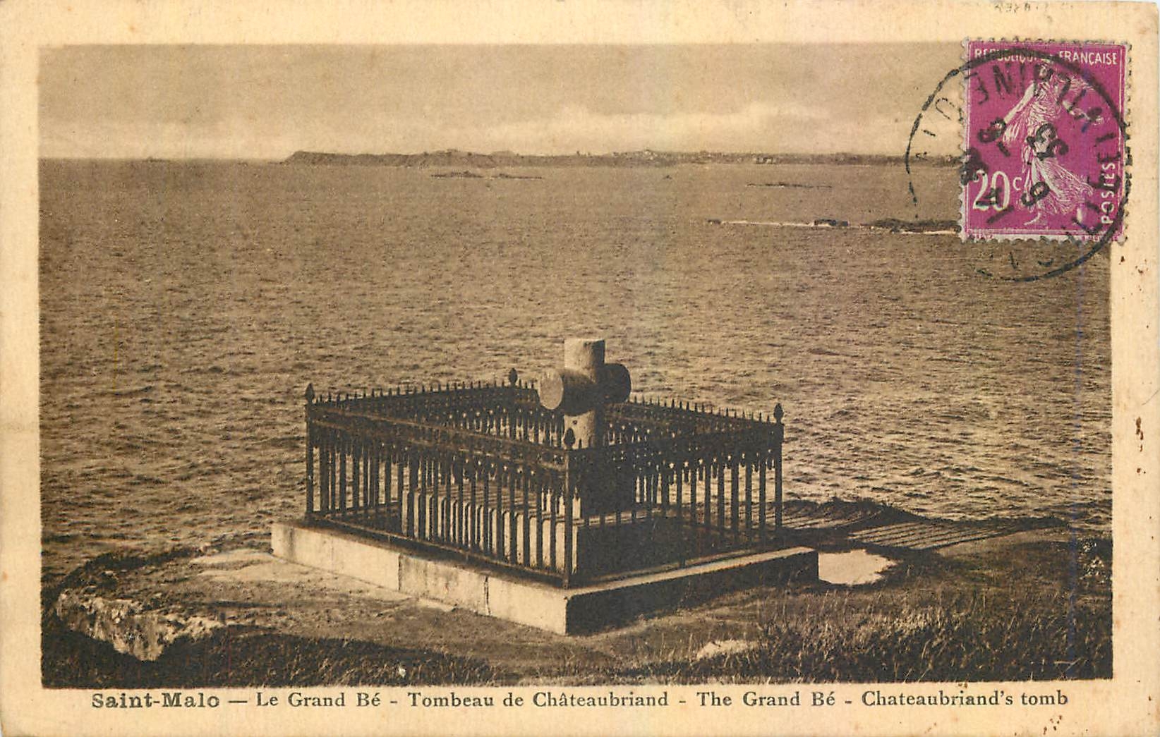 Saint-Malo — Le Grand Bé — Tombeau de Châteaubriand
