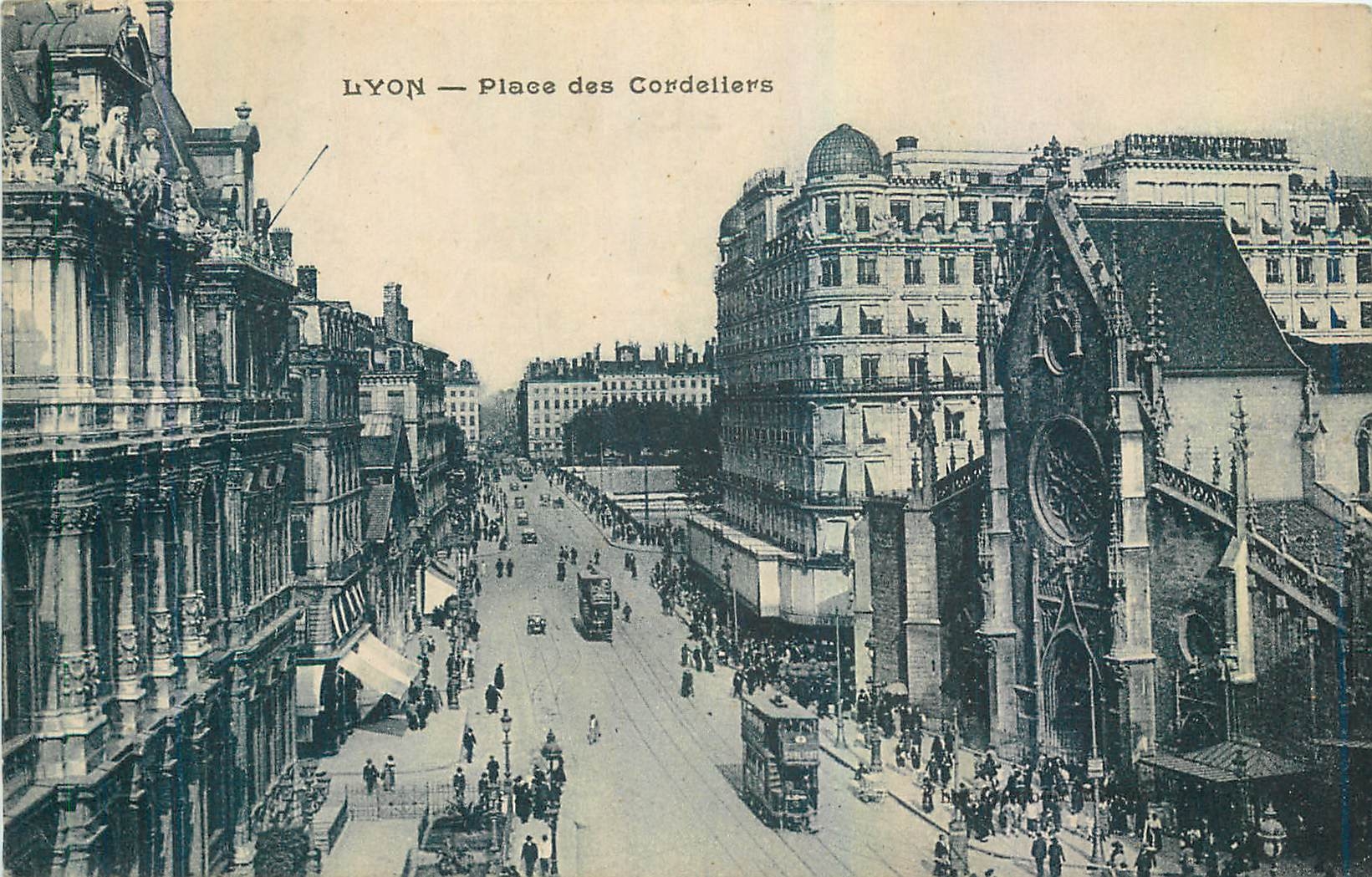 CPA Lyon Place des Cordeliers 
