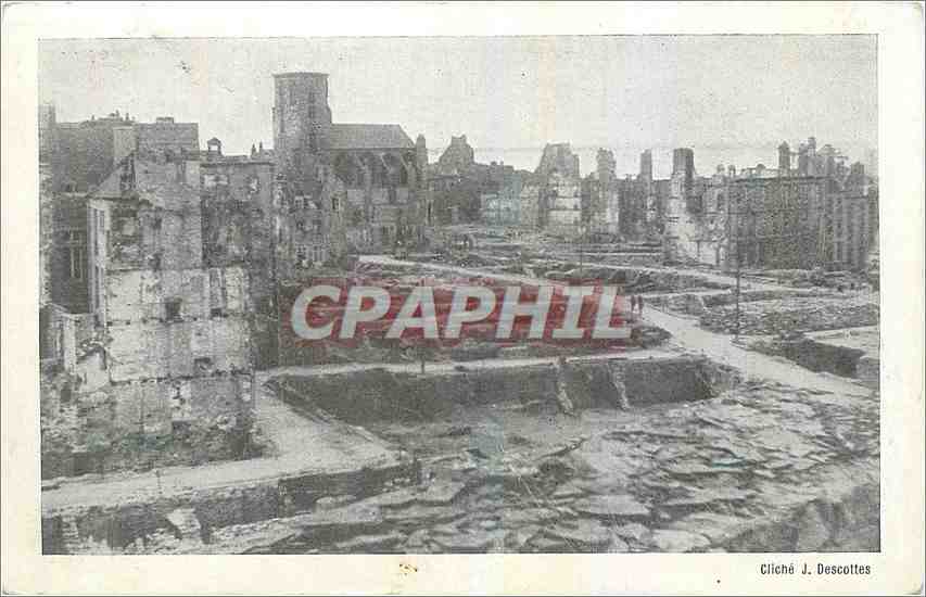 Saint-Malo — La Cité Martyre — Cliché J. Descottes