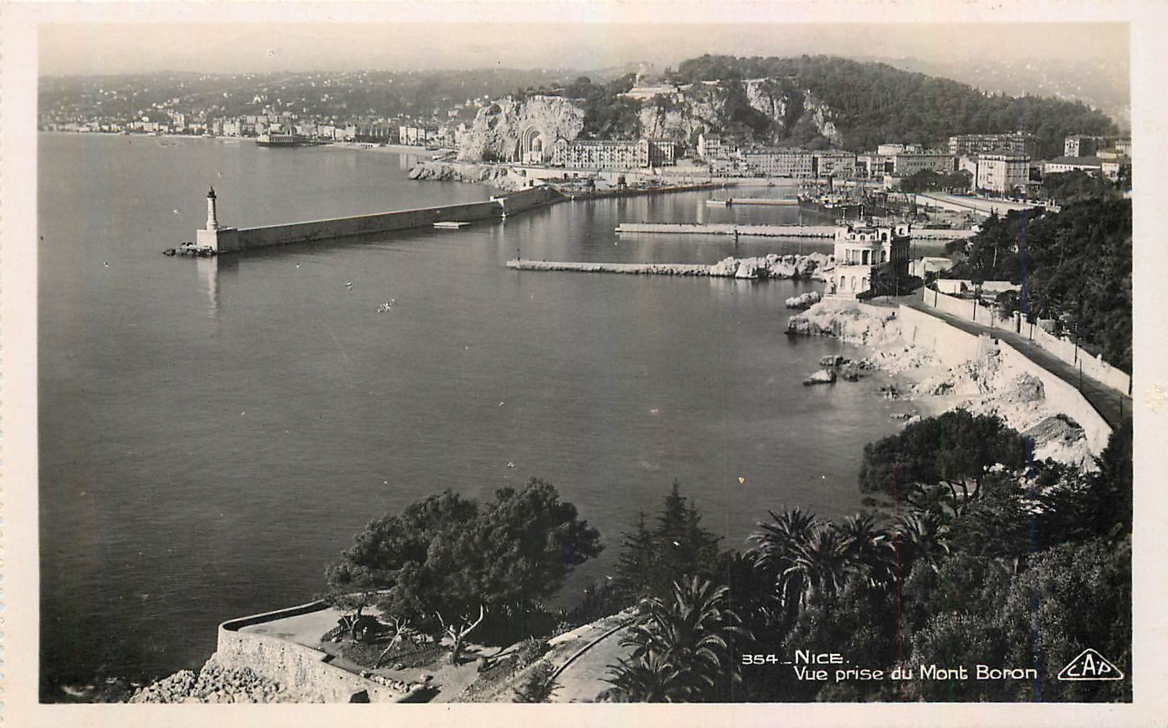 CPA Nice Vue prise du Mont Boron 
