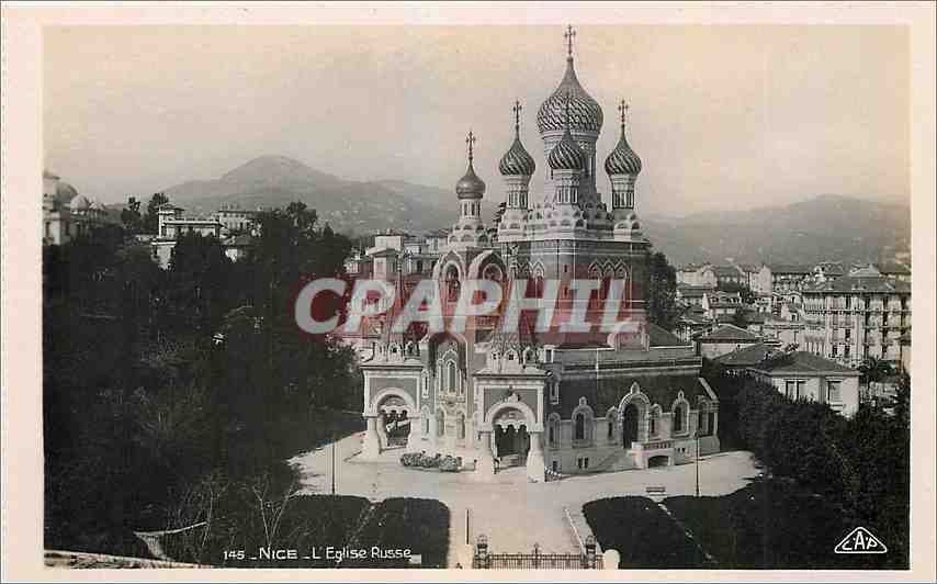 CPA Nice L'Eglise Russe Russie Russia